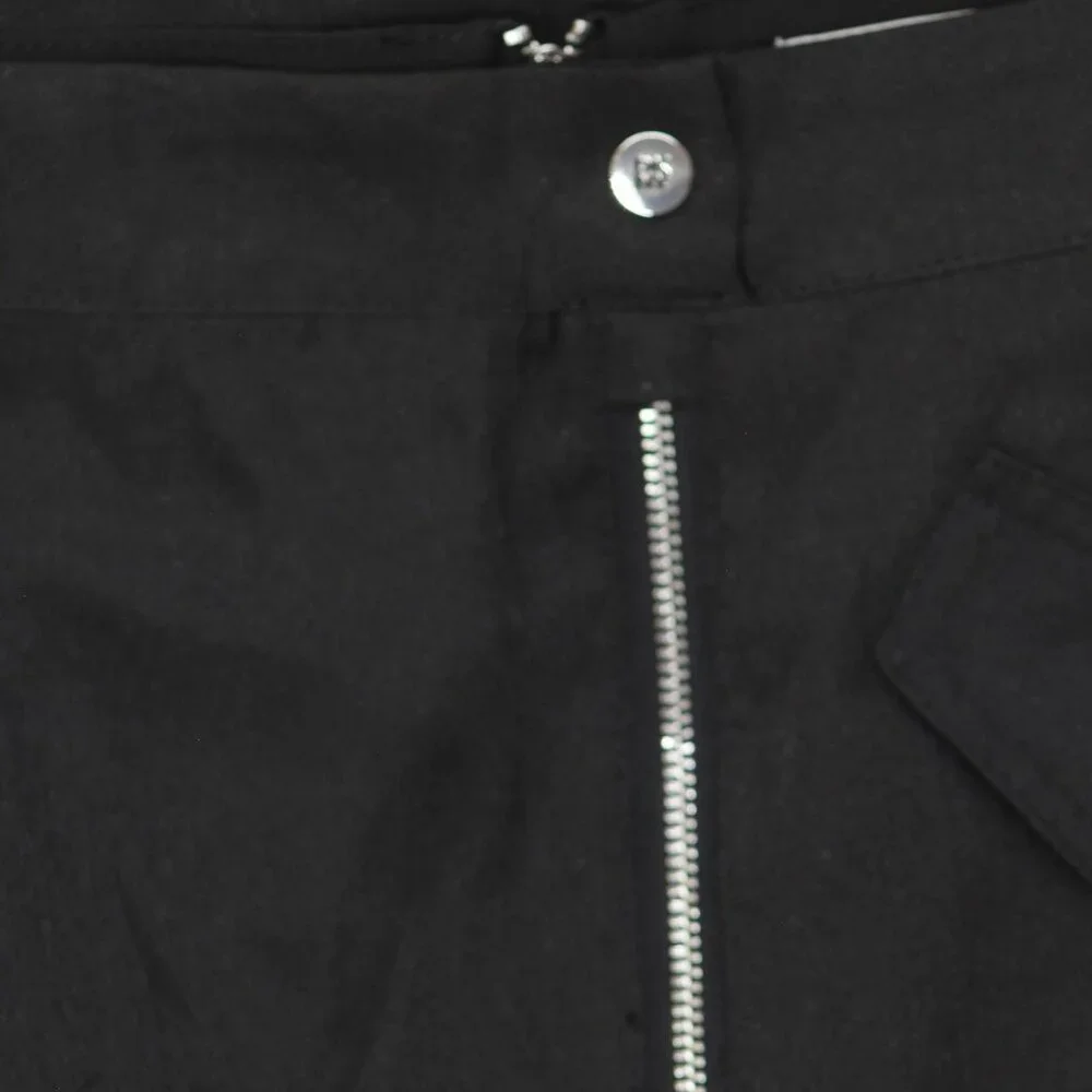 NWT DKNY Womens Cargo Skirt Organza P4BNUWEN Black 0